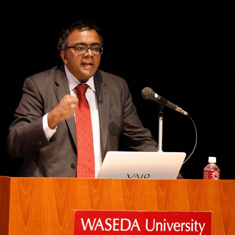 Prof. Balganesh addresses the Tokyo symposium