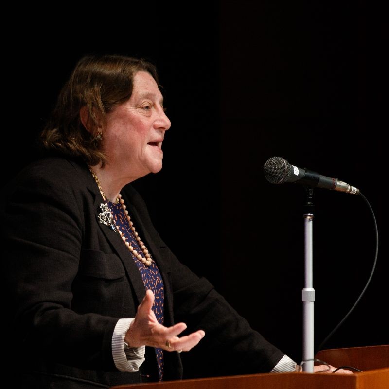 Prof. Ginsburg addresses the Tokyo symposium