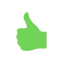 Creator-friendly thumbs up