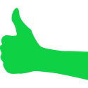green thumbs up