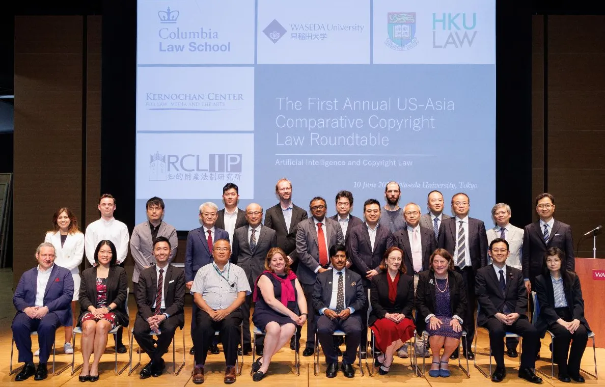 Group photo of all speakers at Waseda University Symposium