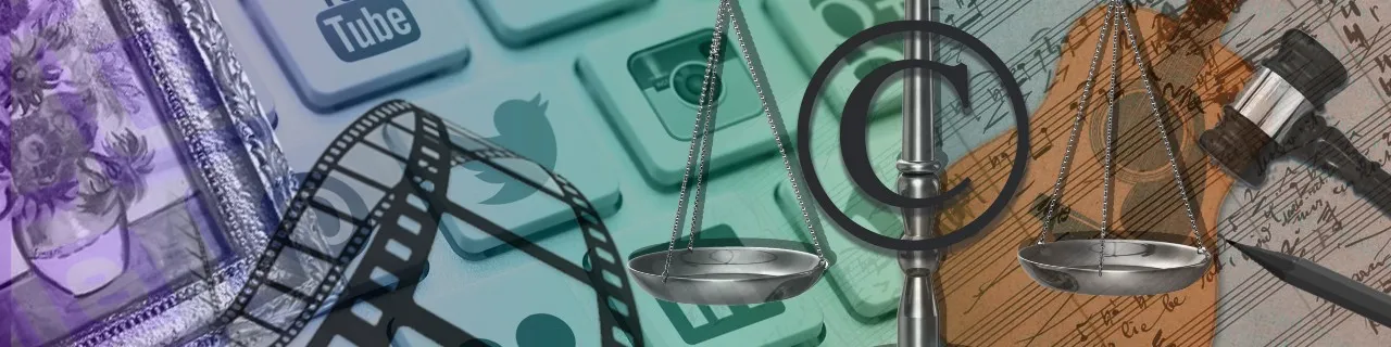 Kernochan image showcasing various icons of music, social media and entertainment symbols